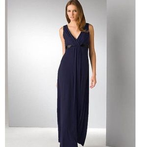 Navy Amsale Jersey dress